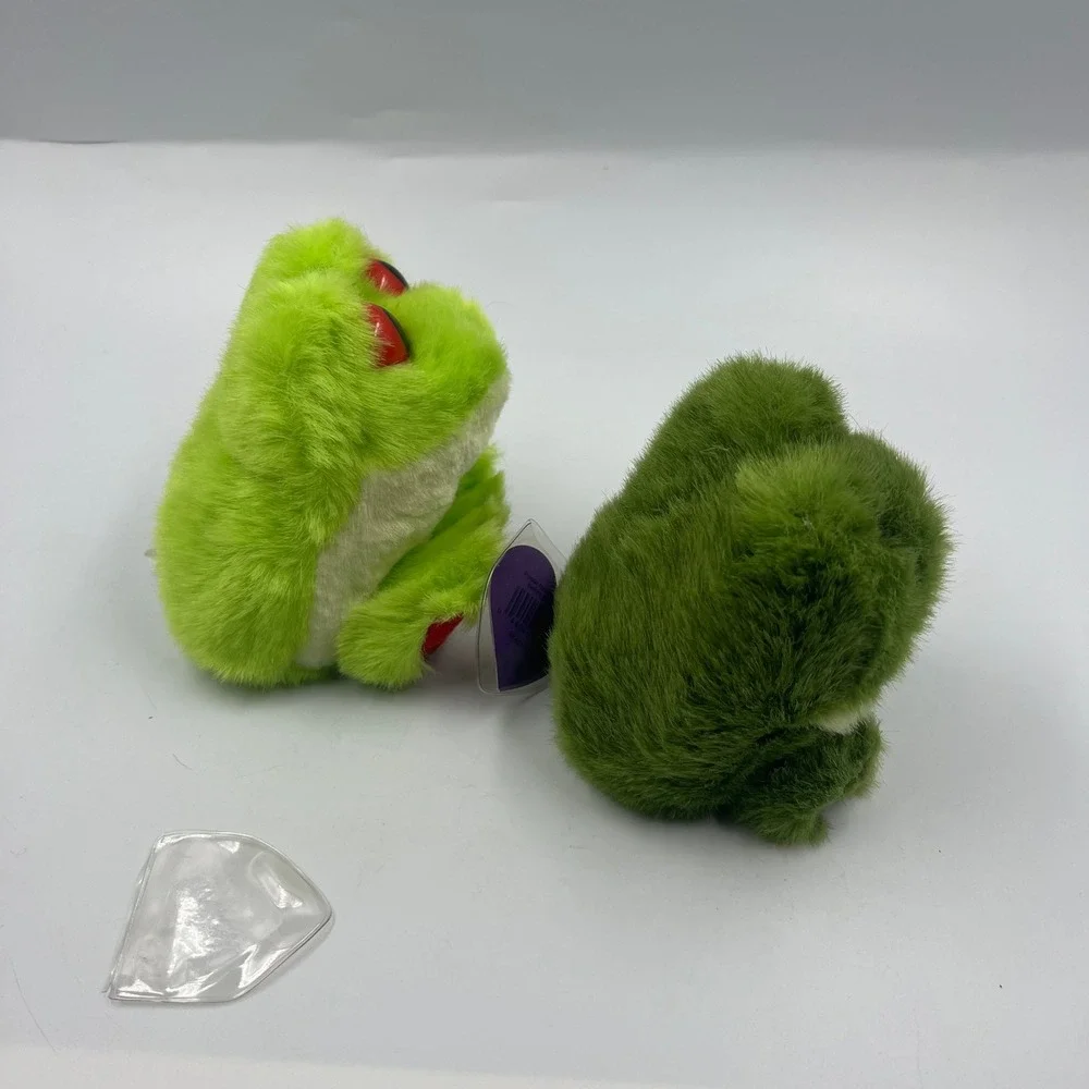 Vintage SWIBCO Puffkins Freddy Frog and Albert Alligator Plush Lot 2 with Tags